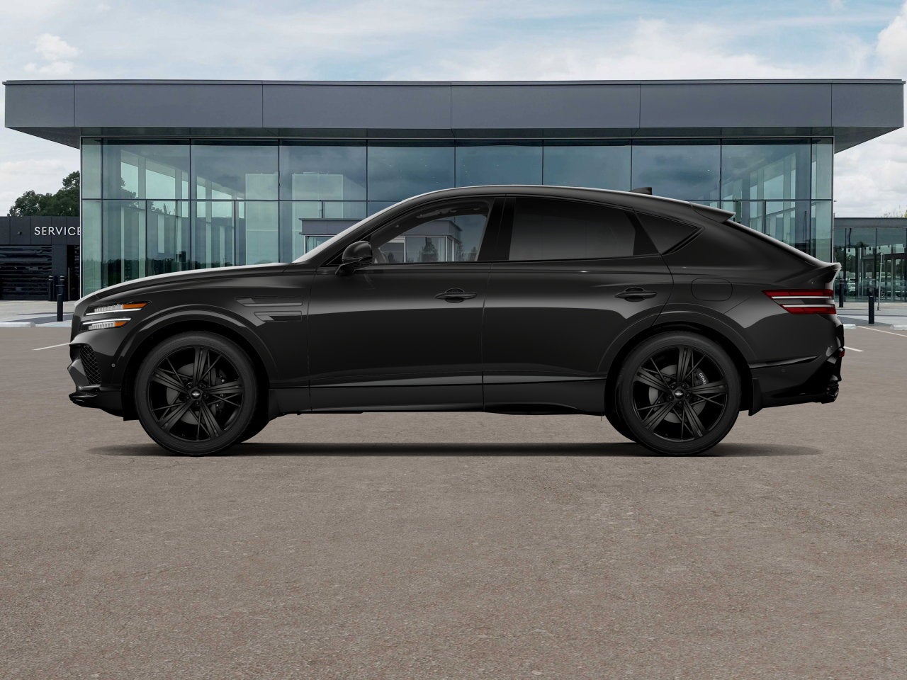 2026 Genesis GV80 Coupe — rear three-quarter view
